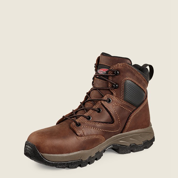 Bottes de Randonnée Red Wing - Truhiker - 6-Inch Safety Toe - Marron/Noir - Homme 163TCMPRB